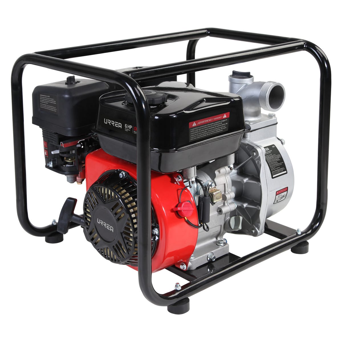 Motobomba A Gasolina Con Diámetro De Succión Y Descarga De 3 x 3, 6 HP, Urrea MG833