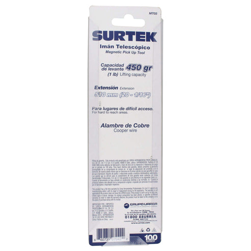 Levantador Magnético Flexible, 0.45 kg, Surtek MT03