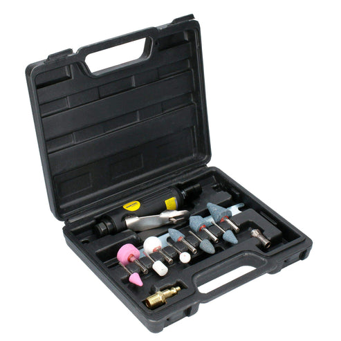 Juego De Moto-Tool Neumático Recto Con Accesorios, 1/4, Surtek MN414K