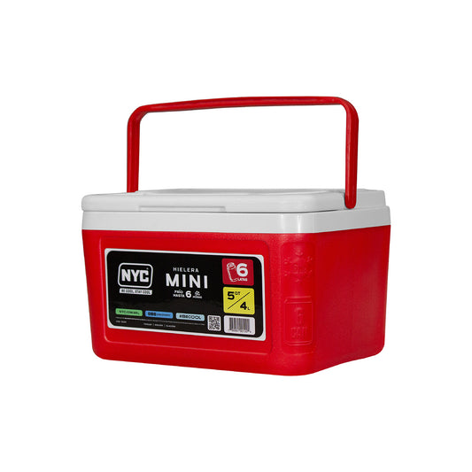 Hielera Mini Color Rojo 5QTS