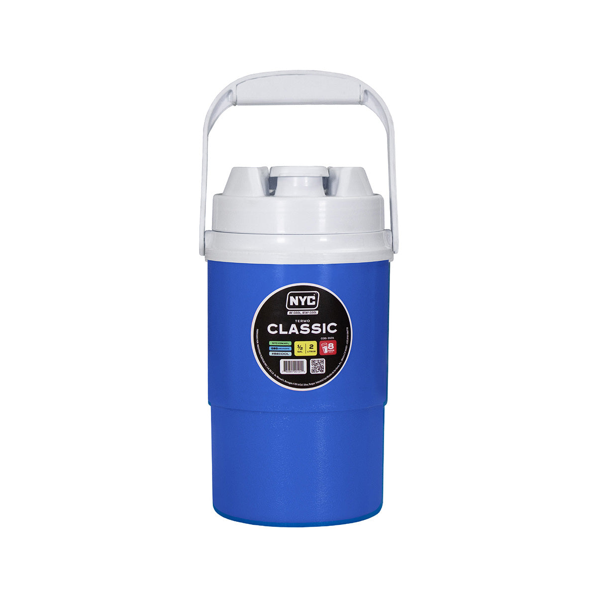 Termo Classic Color Azul 1/2GAL (2L)