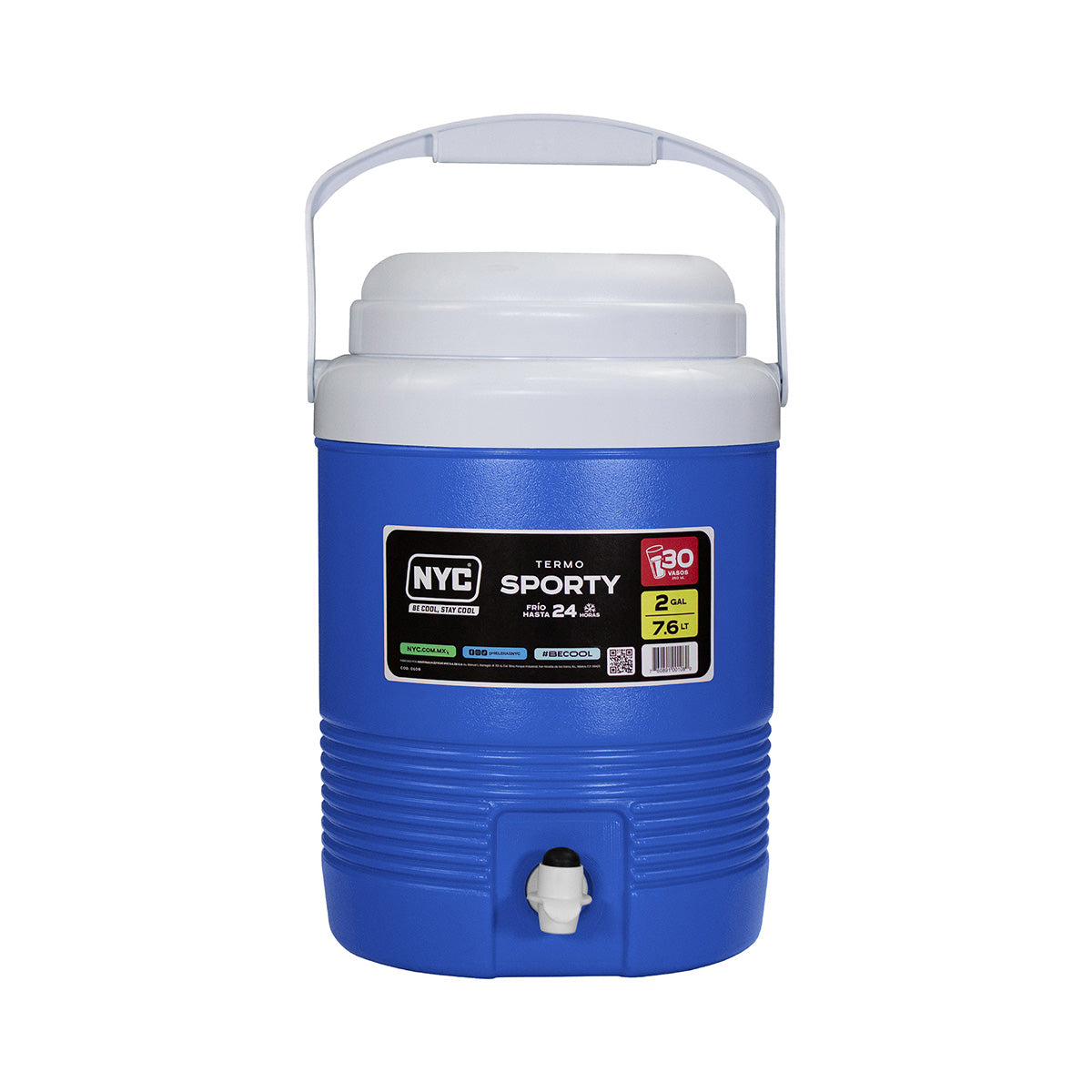 Termo Sporty Color Azul 2GAL