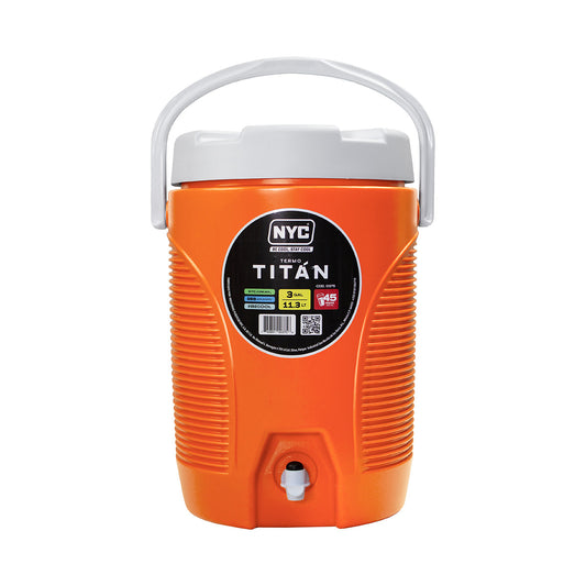 Hielera Titan Color Naranja 3GAL