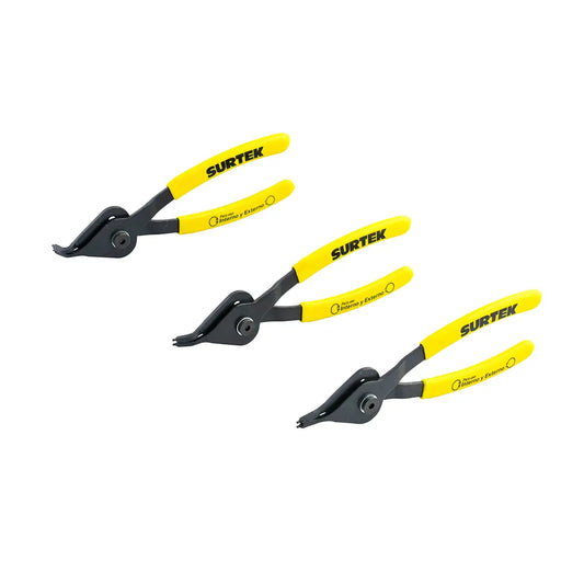 Juego De Pinzas Para Anillos De Retención Convertibles, 3 Piezas, Surtek P02