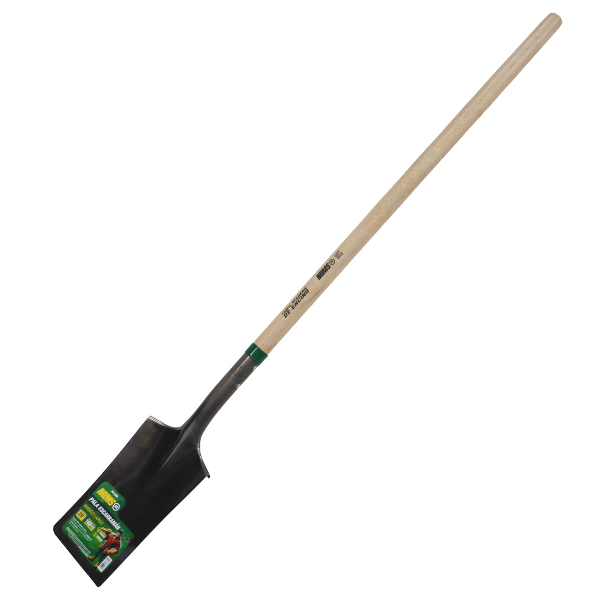 Pala Escarramán Con Mango Largo De Madera