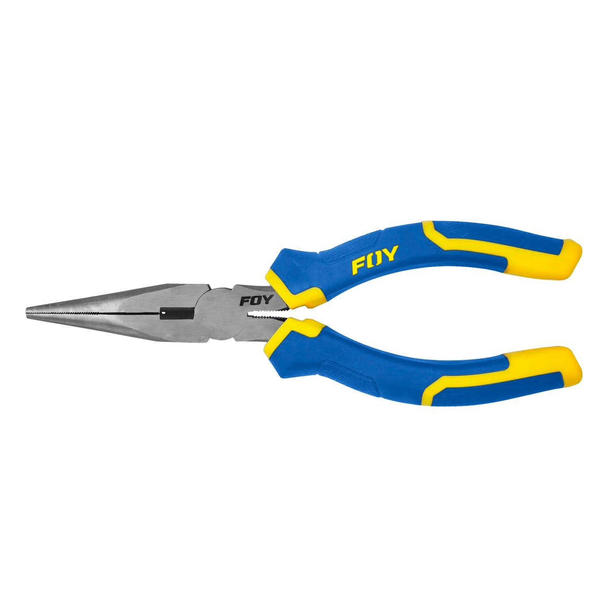 Pinza Para Electricista Con Mango Bimaterial Punta Larga De 7, Foy PE7PL