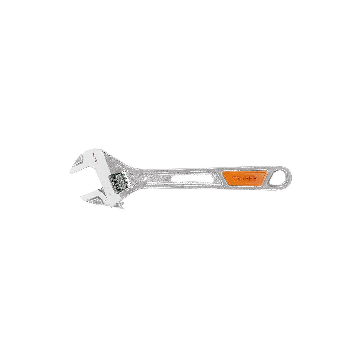 15510 PET-8X Llave ajustable (perico) 8" cromada mango de pvc, truper