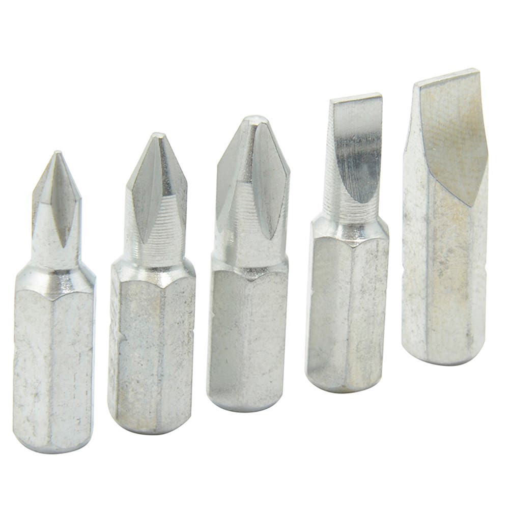 Juego Combinado De Puntas Phillips Y Planas De 1 Hexágono De 1/4, 5 Piezas En Blíster, Surtek PF515