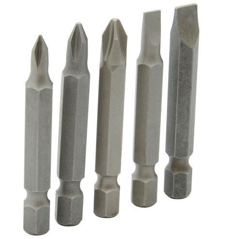 Juego Combinado De Puntas Phillips Y Planas De 2 Hexágono De 1/4, 5 Piezas En Blíster, Surtek PF525