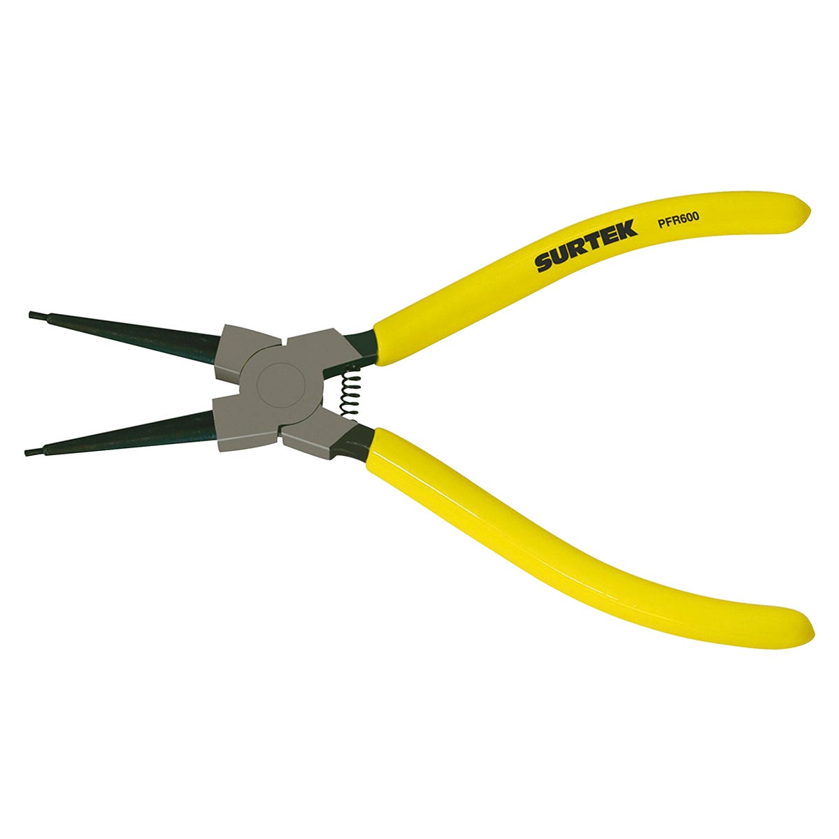 Pinza Para Anillos De Retención Con Doble Mango De Vinil Fijas Tipo Interno Ángulo De 0°, Surtek PFR600