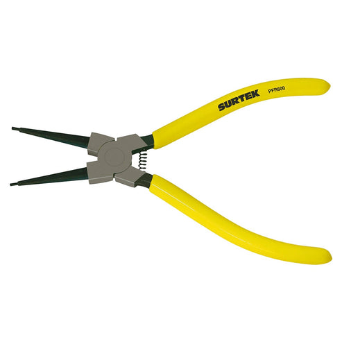 Pinza Para Anillos De Retención Con Doble Mango De Vinil Fijas Tipo Interno Ángulo De 0°, Surtek PFR600
