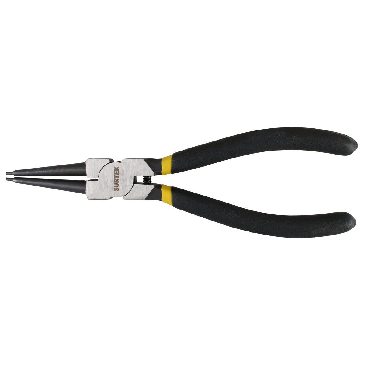 Pinza Para Anillos De Retención Con Doble Mango De Vinil Fijas Tipo Interno Ángulo De 0°, Surtek PFR600