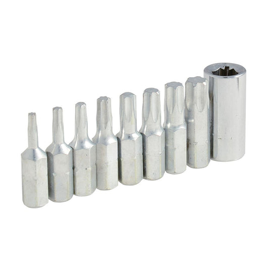 Juego De Puntas Torx Hexágono De 1/4, 4 Piezas En Blíster, Surtek PFTX9