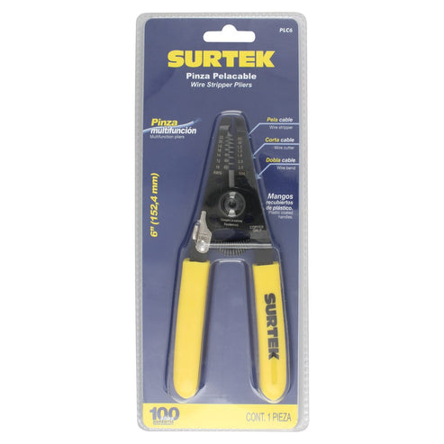 Pinza Pelacable 10-26 AWG De 6, Surtek PLC6