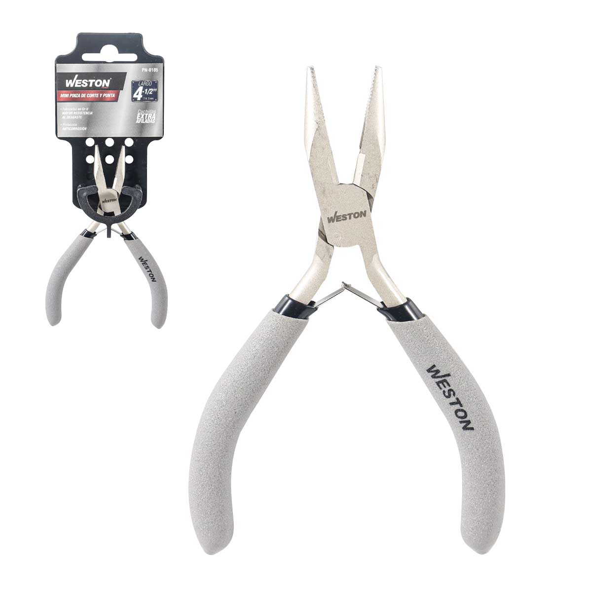 Minipinzas de Corte y Punta 4.5" | PN-0105
