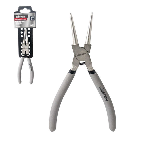 Pinzas Punta Recta para Anillos Interior 7" | PN-0145