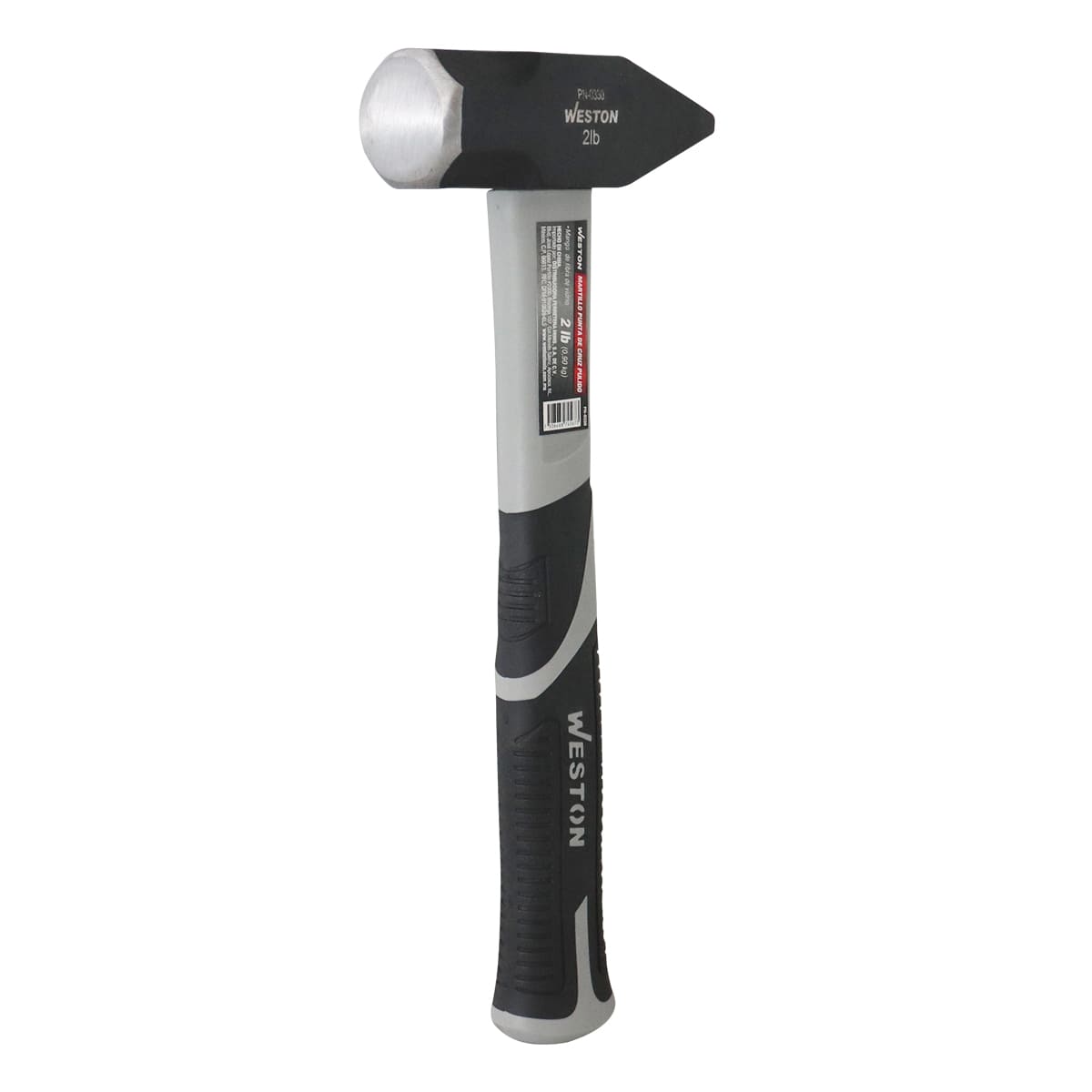 Martillo Punta de Cruz Pulido 2 LB Mango 11" de Fibra de Vidrio | PN-0330