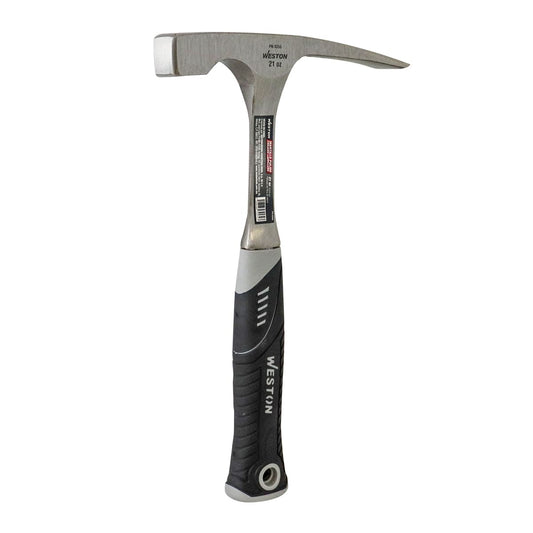 Martillo Pulido Forjado Ladrillero 21 OZ Mango 13" de Fibra de Vidrio | PN-0355