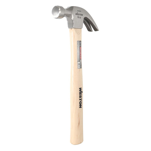 Martillo Pulido Uña Curva 16 OZ Mango 13" de Madera Hickory | PN-0410