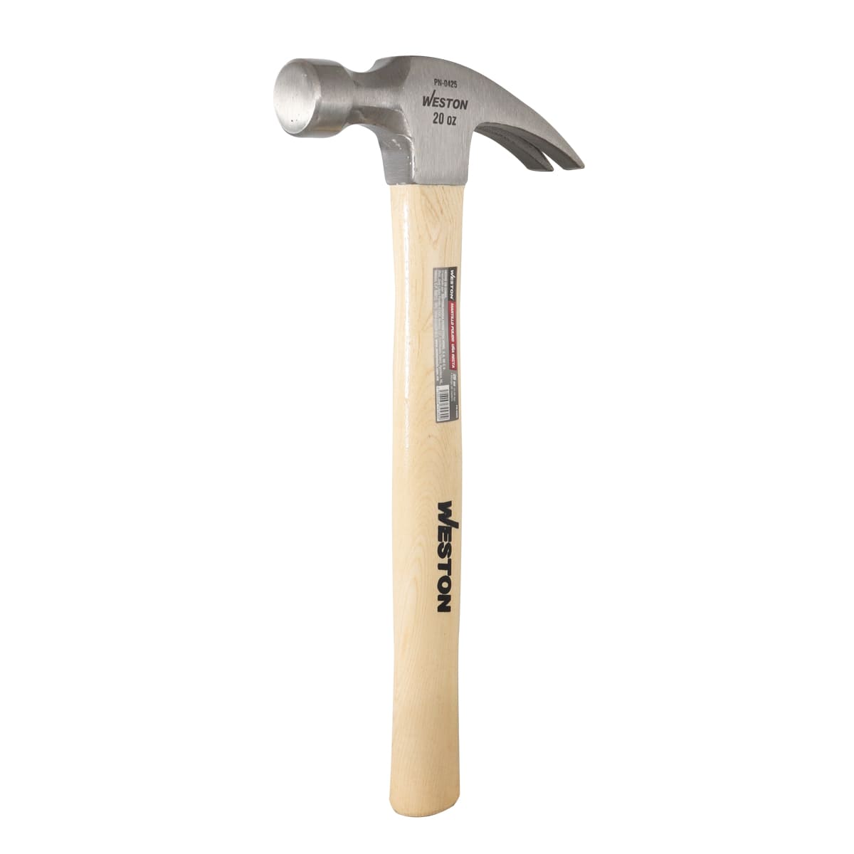 Martillo Pulido Uña Recta 20 OZ Mango 13" de Madera | PN-0425