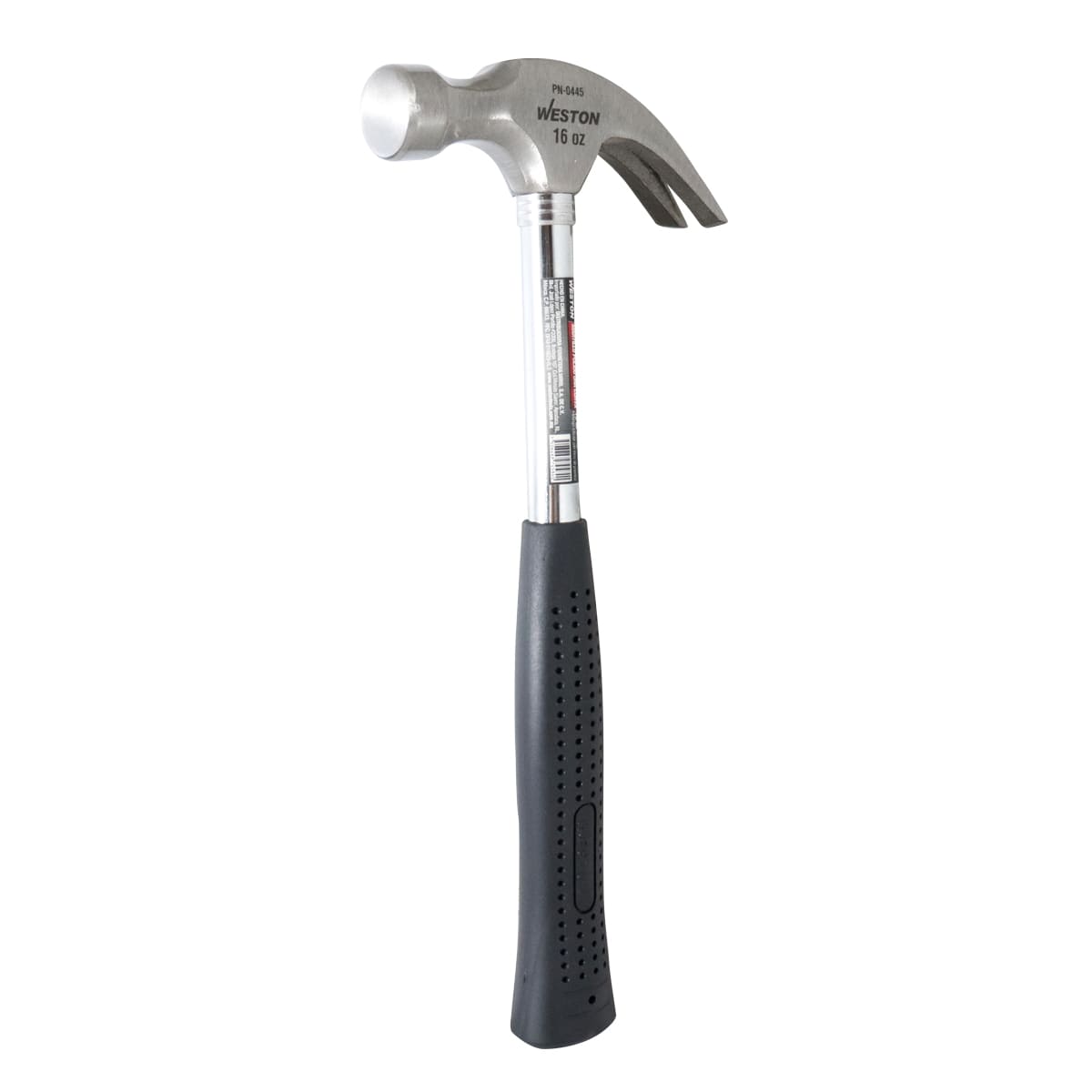 Martillo Pulido Uña Curva 16 OZ Mango 13" Tubular con Forro PVC | PN-0445
