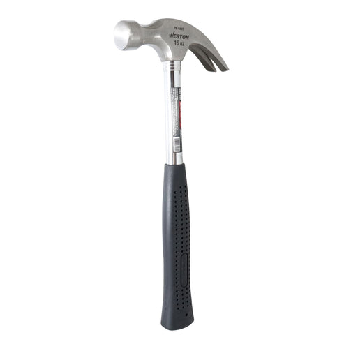Martillo Pulido Uña Curva 16 OZ Mango 13" Tubular con Forro PVC | PN-0445