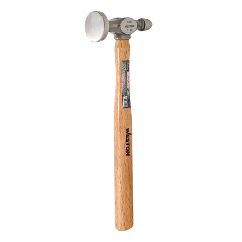 Martillo Pulido Hojalatero Punta Fina Mango 13" de Madera Dura 11 OZ | PN-0485