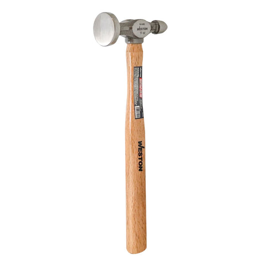 Martillo Pulido Hojalatero Punta Fina Mango 13" de Madera Dura 11 OZ | PN-0485