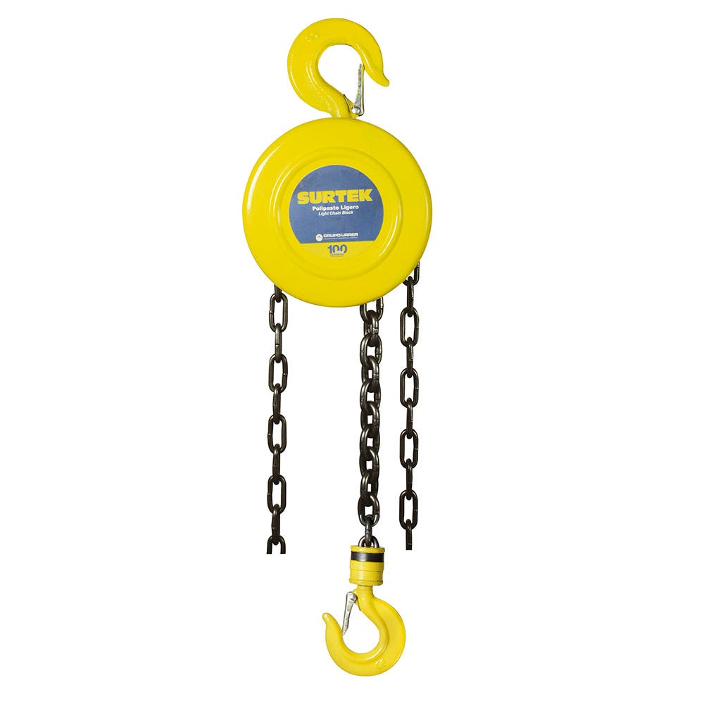 Polipasto Manual De Cadena 2.5 m, 2 Ramales, Surtek POLAC3L
