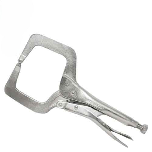 PP-0085 PINZA DE PRESION TIPO C C/MORDAZA FIJA 11'' (11R) (CAJA C/6 PZAS - PRECIO X PIEZA)