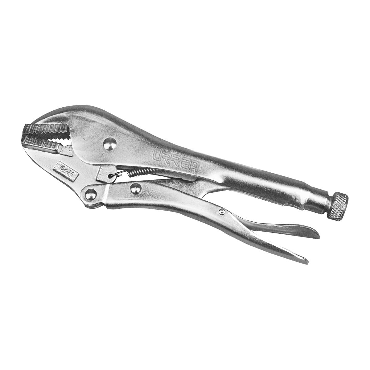 Pinza De Presión Cromada Quijada Recta De 12, Urrea PR12
