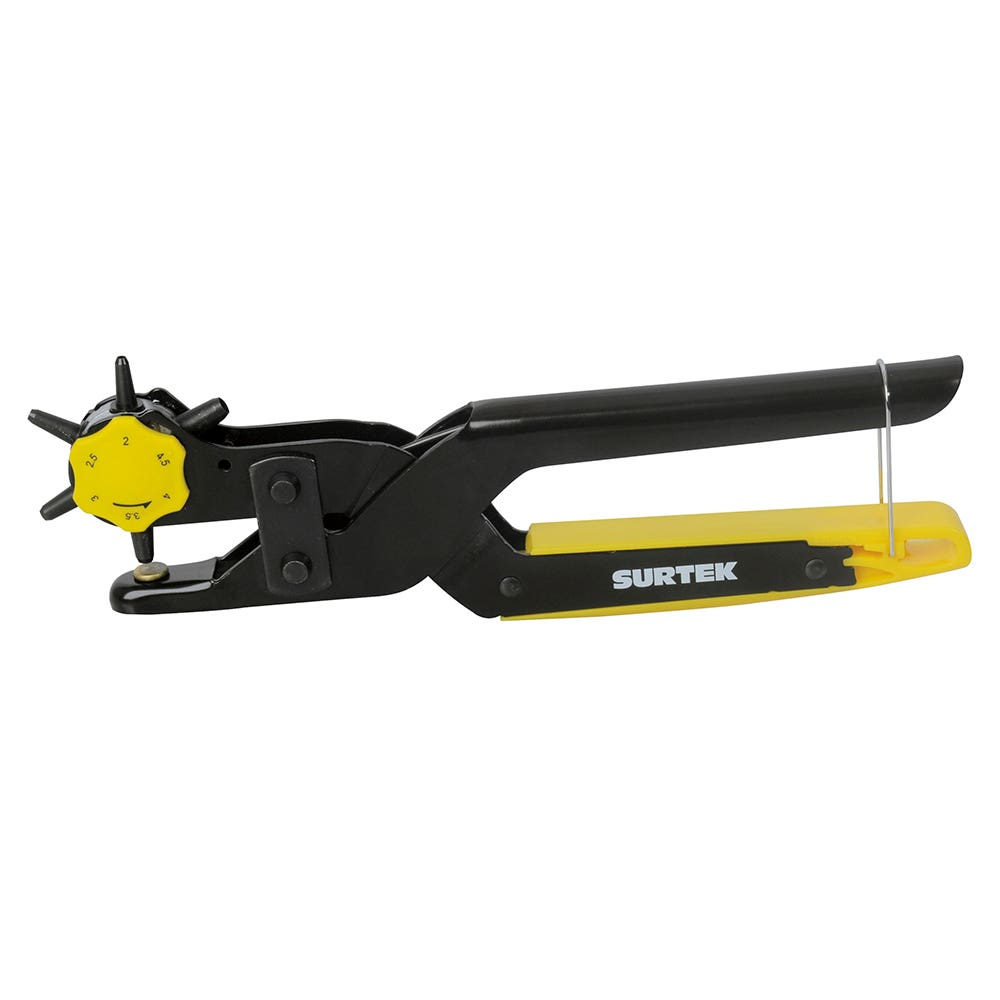 Pinza Sacabocados Tipo Revolver Con 6 Medidas De Perforación, Surtek PS02