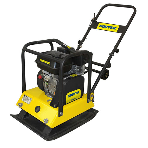 Placa Compactadora A Gasolina Con Motor De 4 Tiempos, 6.5 HP, Surtek PVC765