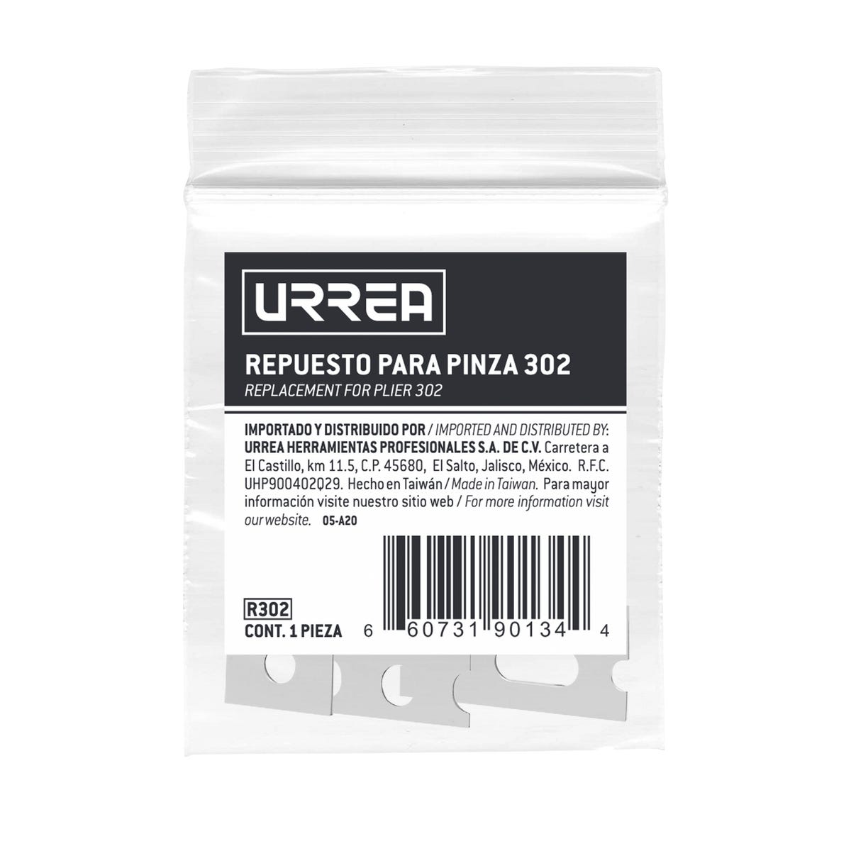 Repuesto Para Pinza Ponchadora Modular 302, Urrea R302