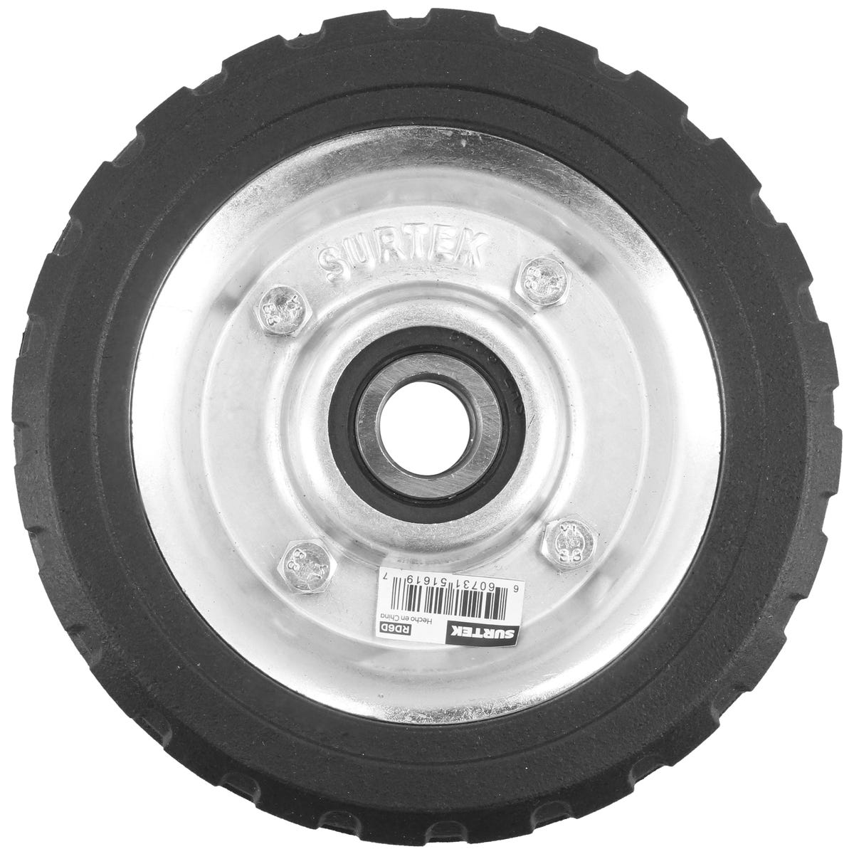Rueda Sólida Para Diablo Con Balero Doble 110 kg, 6, Surtek RD6D