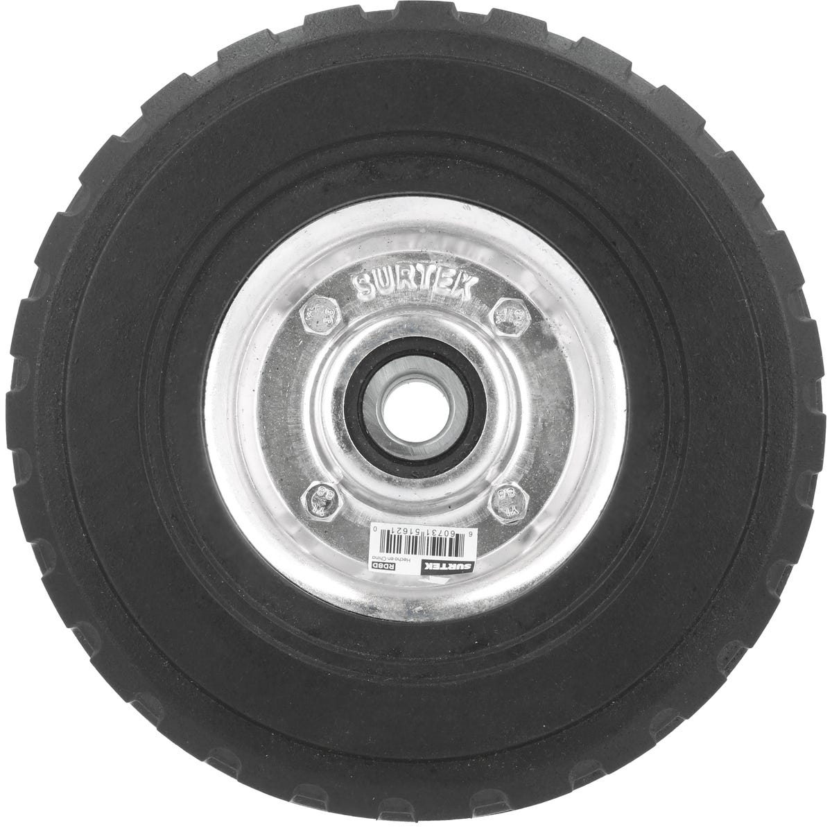 Rueda Sólida Para Diablo Con Balero Doble 130 kg, 8, Surtek RD8D