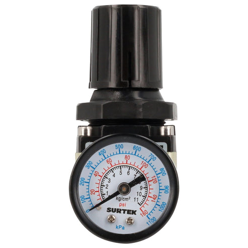 Regulador De Aire Con Manómetro 150 PSI, Surtek REG15