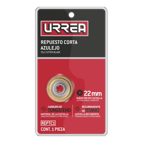 Repuesto De Cuchilla Para Corta Azulejos 22 mm TC61, TC76, Urrea REPTC1