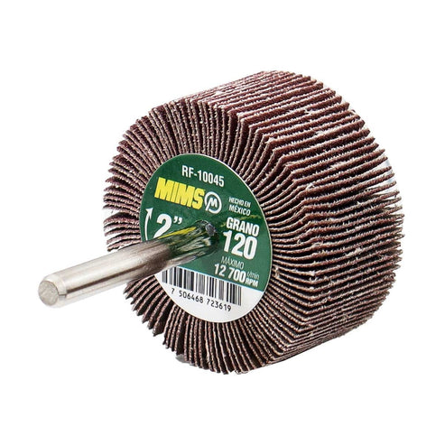 Rueda Flap con Vástago 2" Grano 120 MIMS | RF-10045