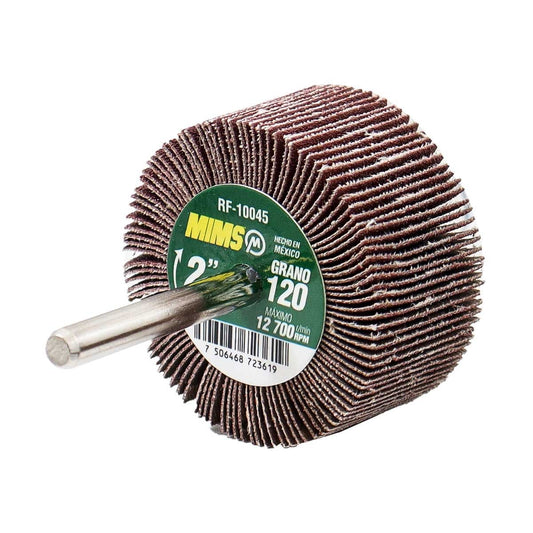 Rueda Flap con Vástago 2" Grano 120 MIMS | RF-10045