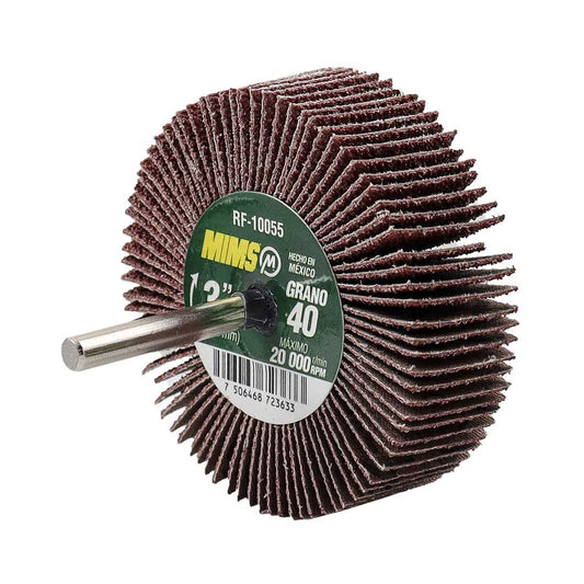 Rueda Flap con Vástago 3" Grano 40 MIMS | RF-10055