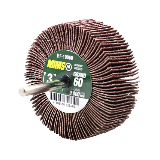 Rueda Flap con Vástago 3" Grano 60 MIMS | RF-10060