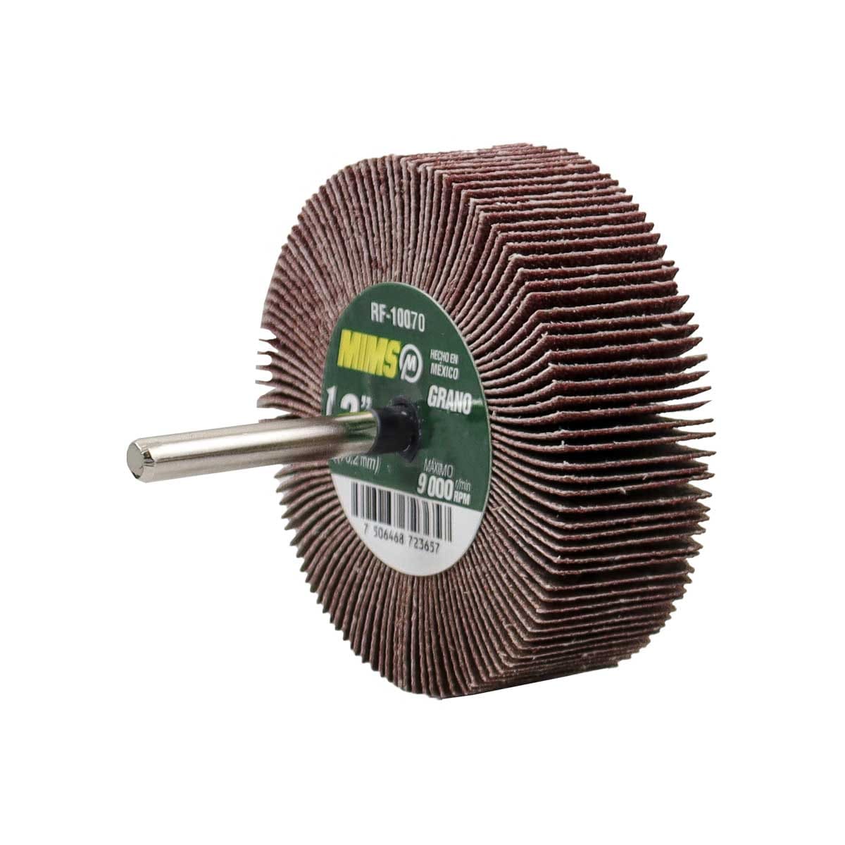 Rueda Flap con Vástago 3" Grano 120 MIMS | RF-10070