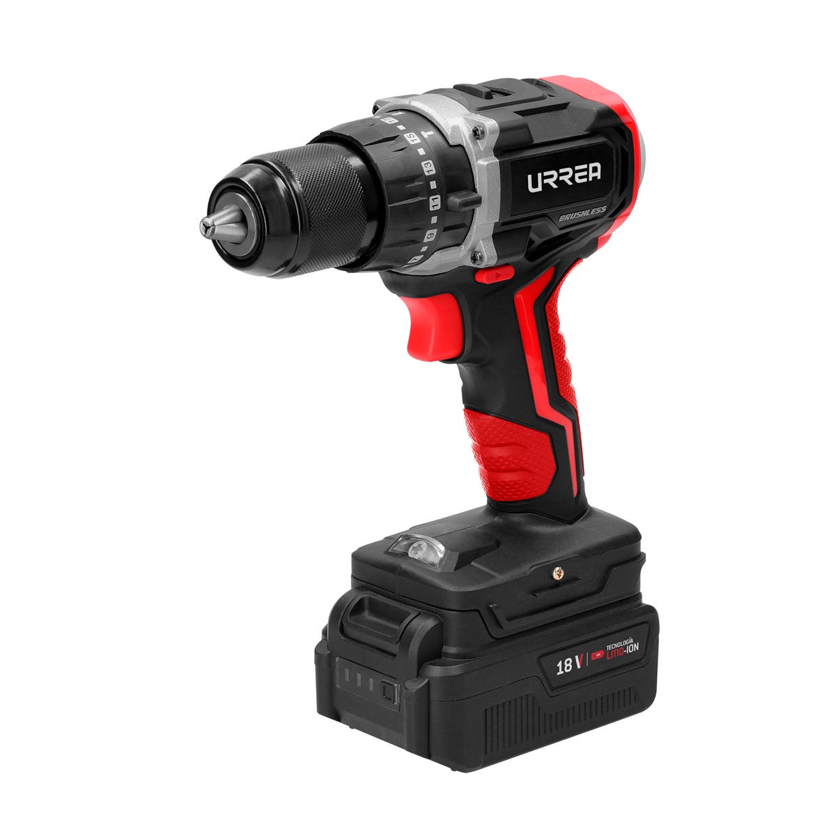 Rotomartillo De Impacto 1/2 A Batería Litio-Ion 18 V, 50 Nm, Urrea RI1018