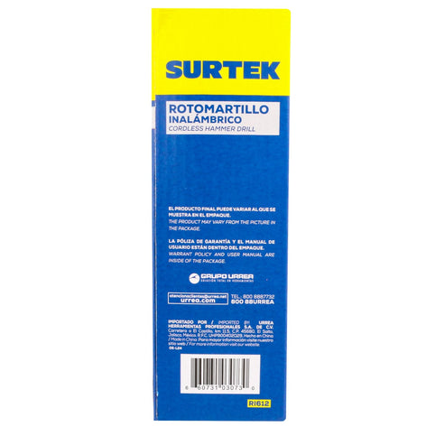 Rotomartillo De Impacto 3/8 A Batería Litio-Ion 12 V 28 Nm, Surtek RI612