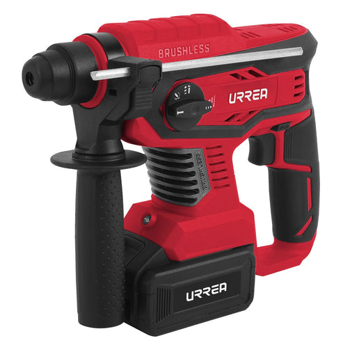 Rotomartillo SDS Plus 4 Ah A Batería Litio-Ion 20 V, 1400 RPM, Urrea RMI820