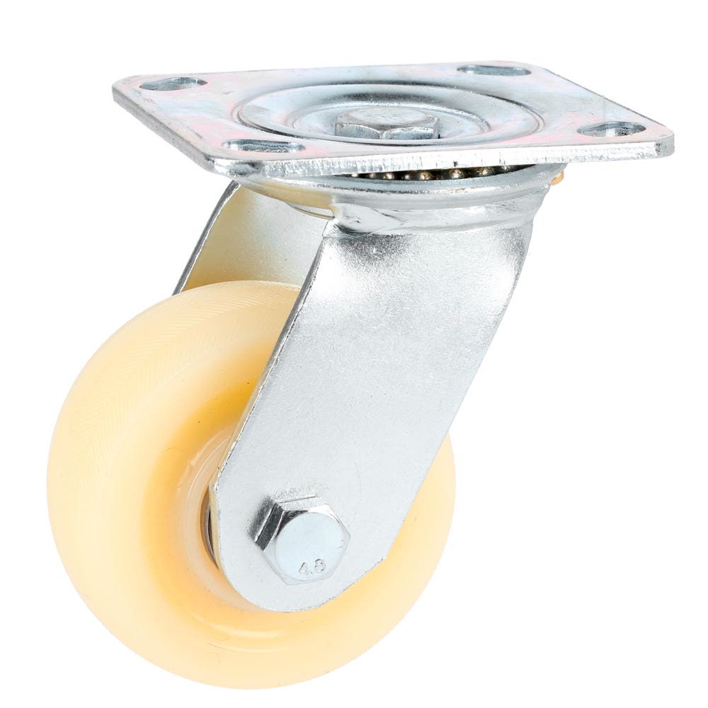 Rodaja De Polipropileno Blanca Giratoria 4, Surtek RN10G