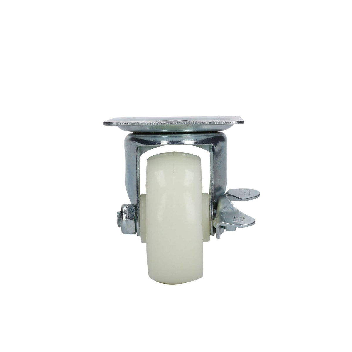 Rodaja De Polipropileno Blanca Giratoria Con Freno 3, Surtek RN7B