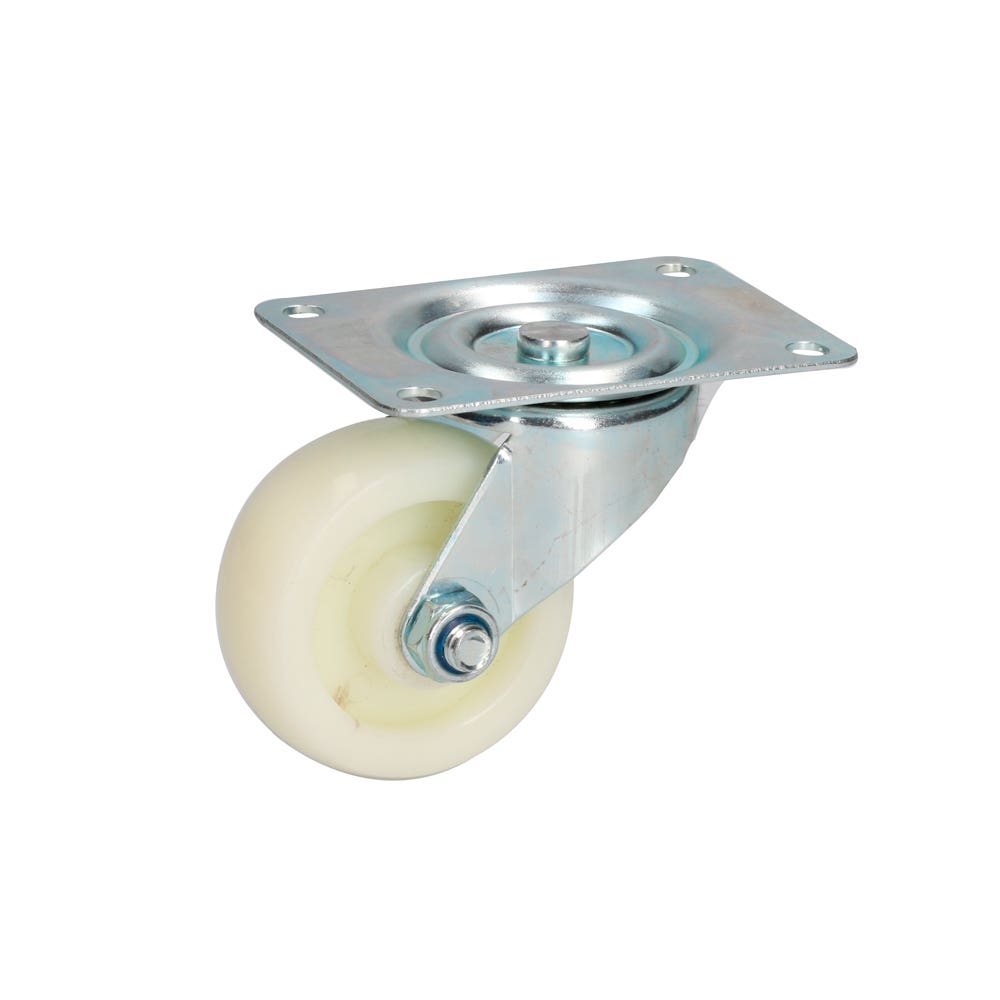 Rodaja De Polipropileno Blanca Giratoria 3, Surtek RN7G