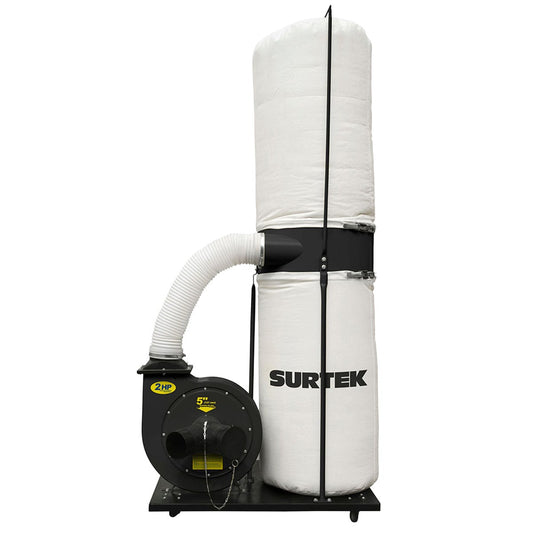 Colector De Polvo Con Motor Monofásico 2 x 4 2 HP, 120 V, Surtek RP642A